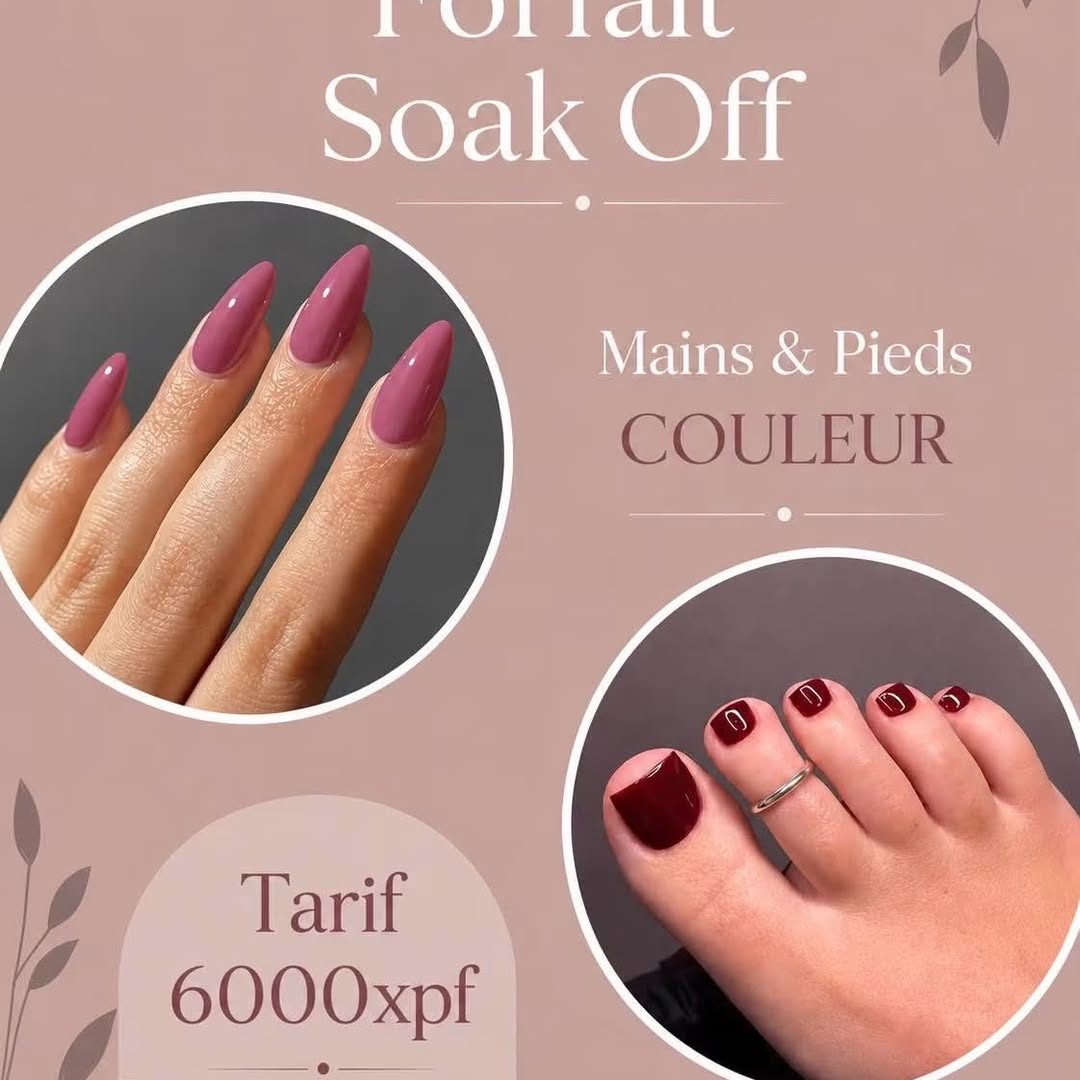 Visuel du forfait Soak Off mains et pieds